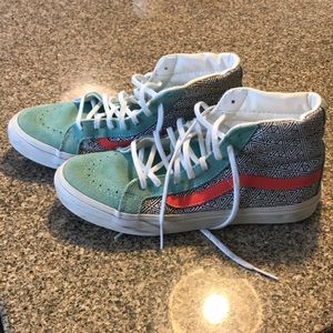 Colorful Vans High Tops